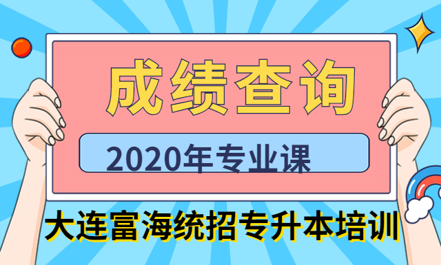 2020年专升本专业课成绩查询